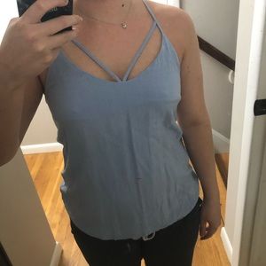 Light blue tank top